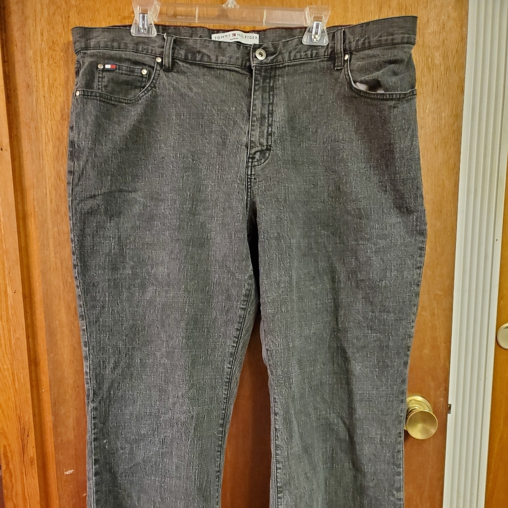 Vintage Tommy Hilfiger plus size black jeans 20w
